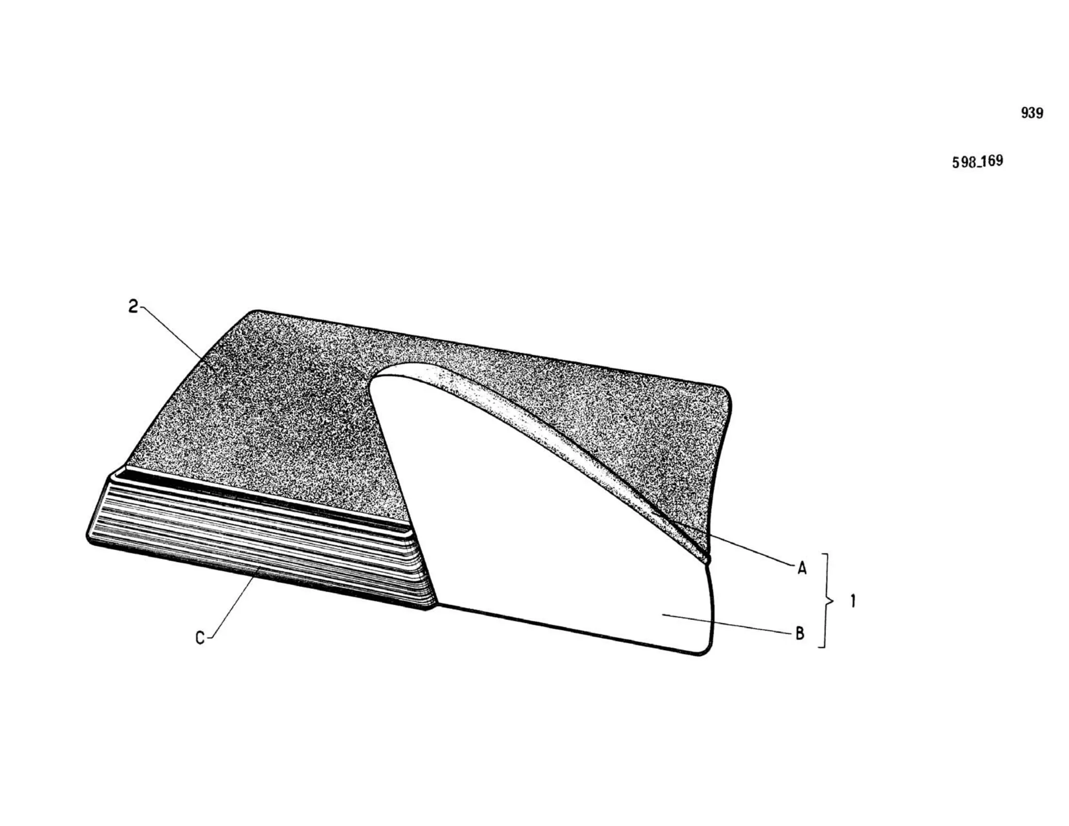 Trimmings, page 447 of 503 — 598 Parts Catalogue — Volume II