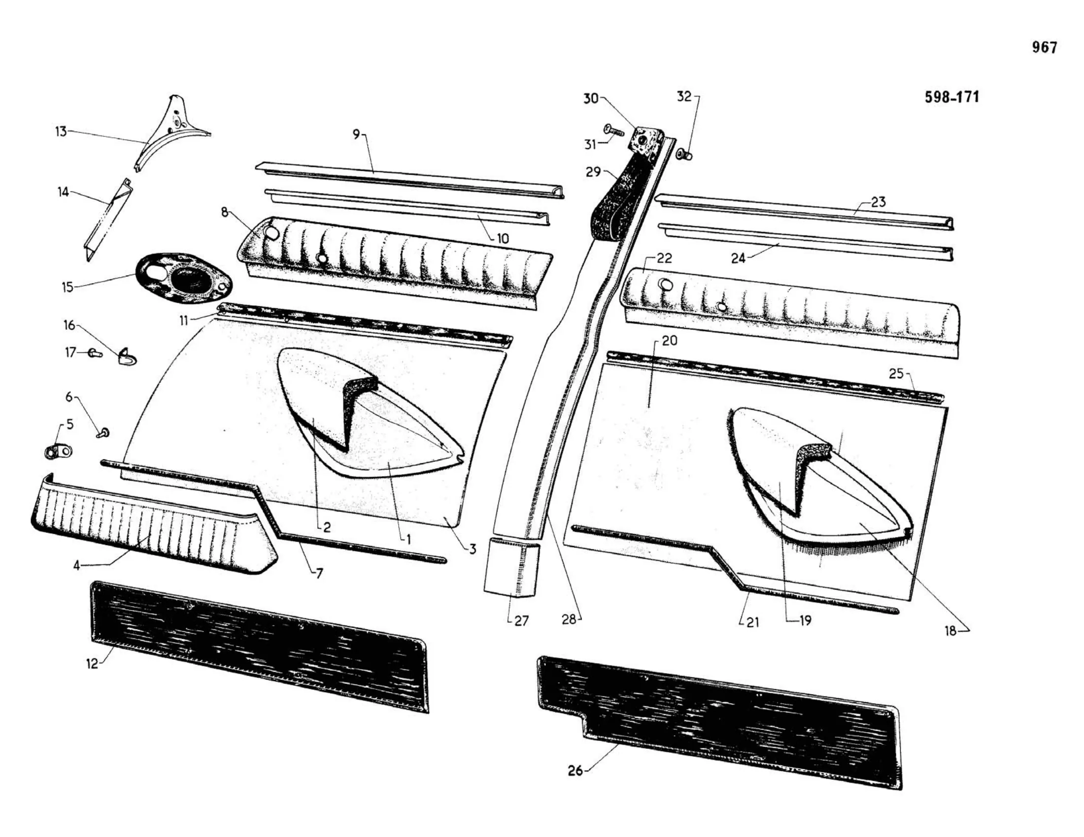 Pallas, page 464 of 503 — 598 Parts Catalogue — Volume II