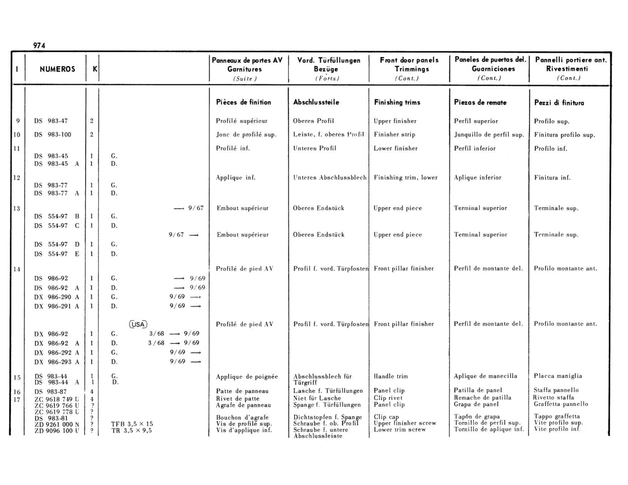 Pallas, page 469 of 503 — 598 Parts Catalogue — Volume II