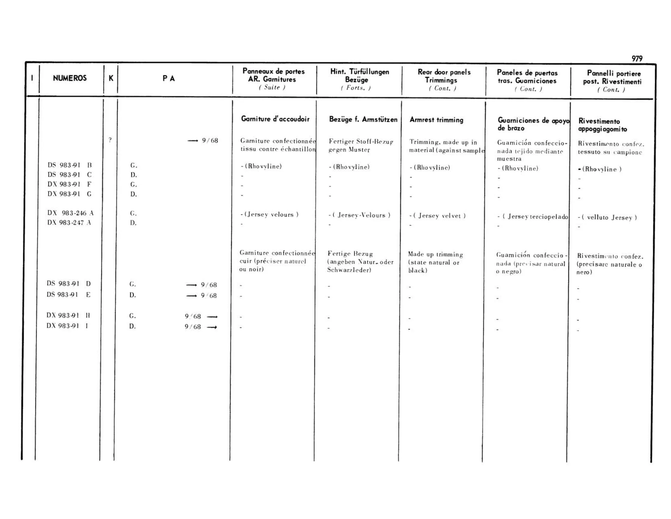 Pallas, page 472 of 503 — 598 Parts Catalogue — Volume II
