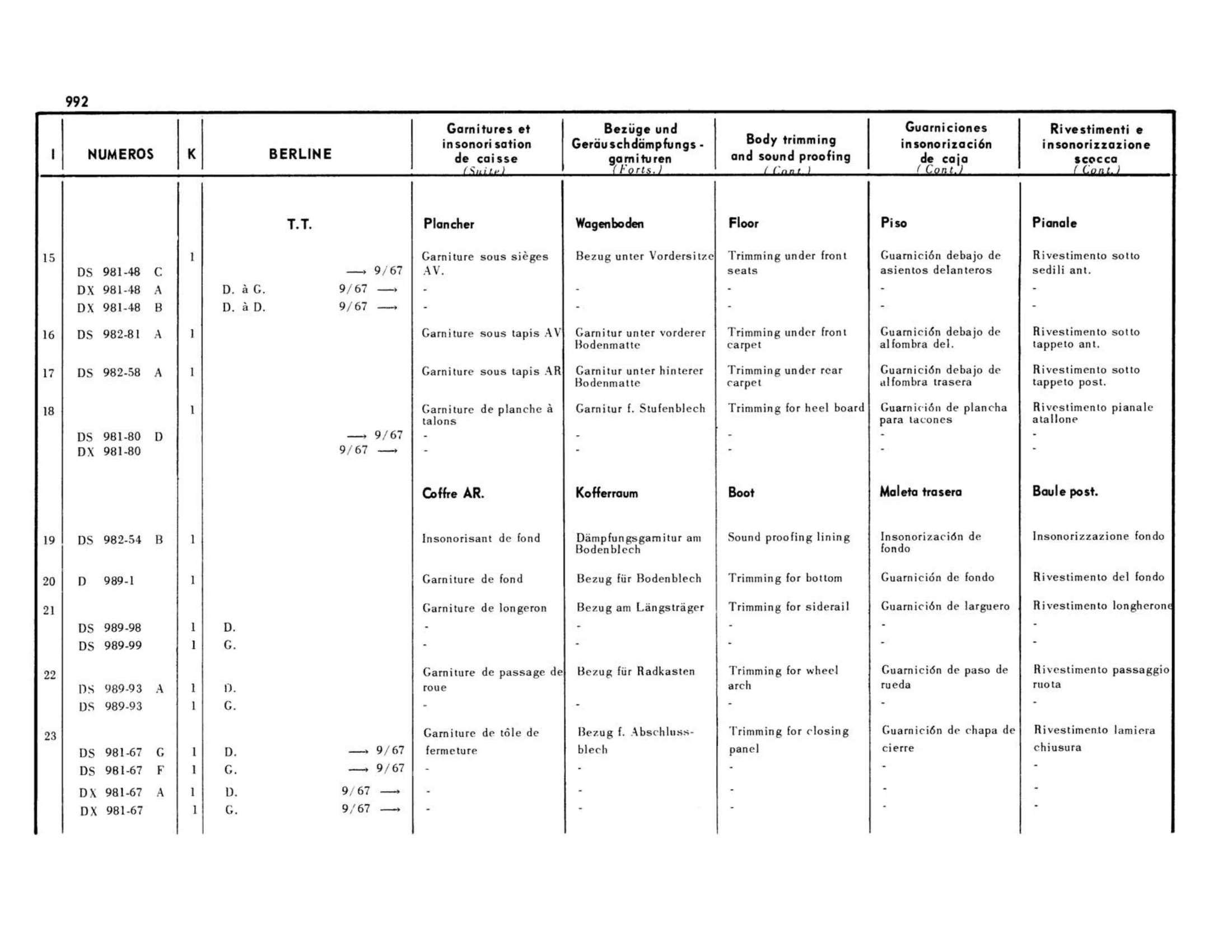 All remaining, page 480 of 503 — 598 Parts Catalogue — Volume II