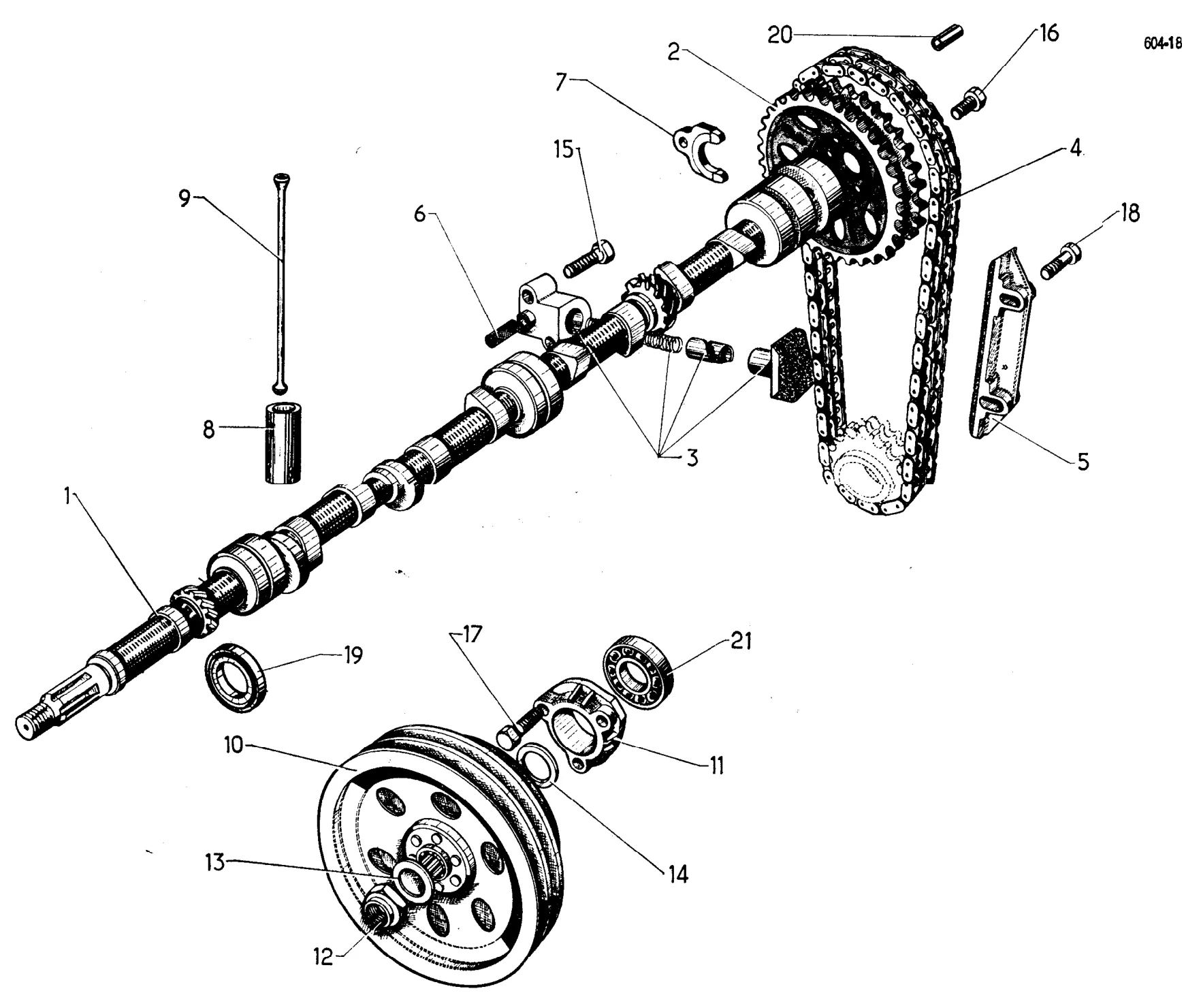 Camshaft, page 69 of 698 — 604 Parts Catalogue — Volume I