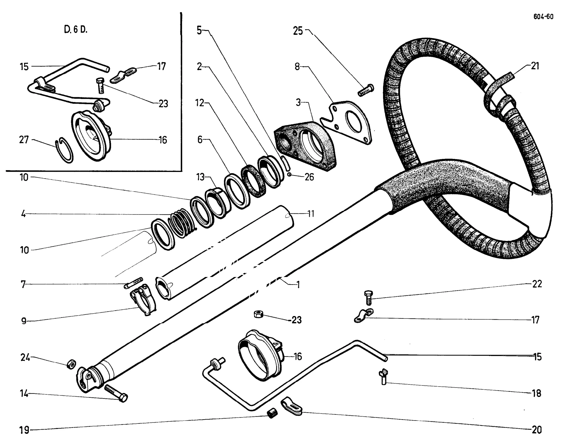 Steering / Steering wheel, page 213 of 698 — 604 Parts Catalogue — Volume I