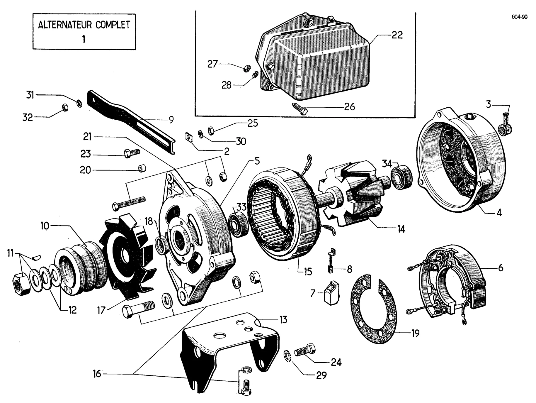 Paris-Rhône, page 313 of 698 — 604 Parts Catalogue — Volume I