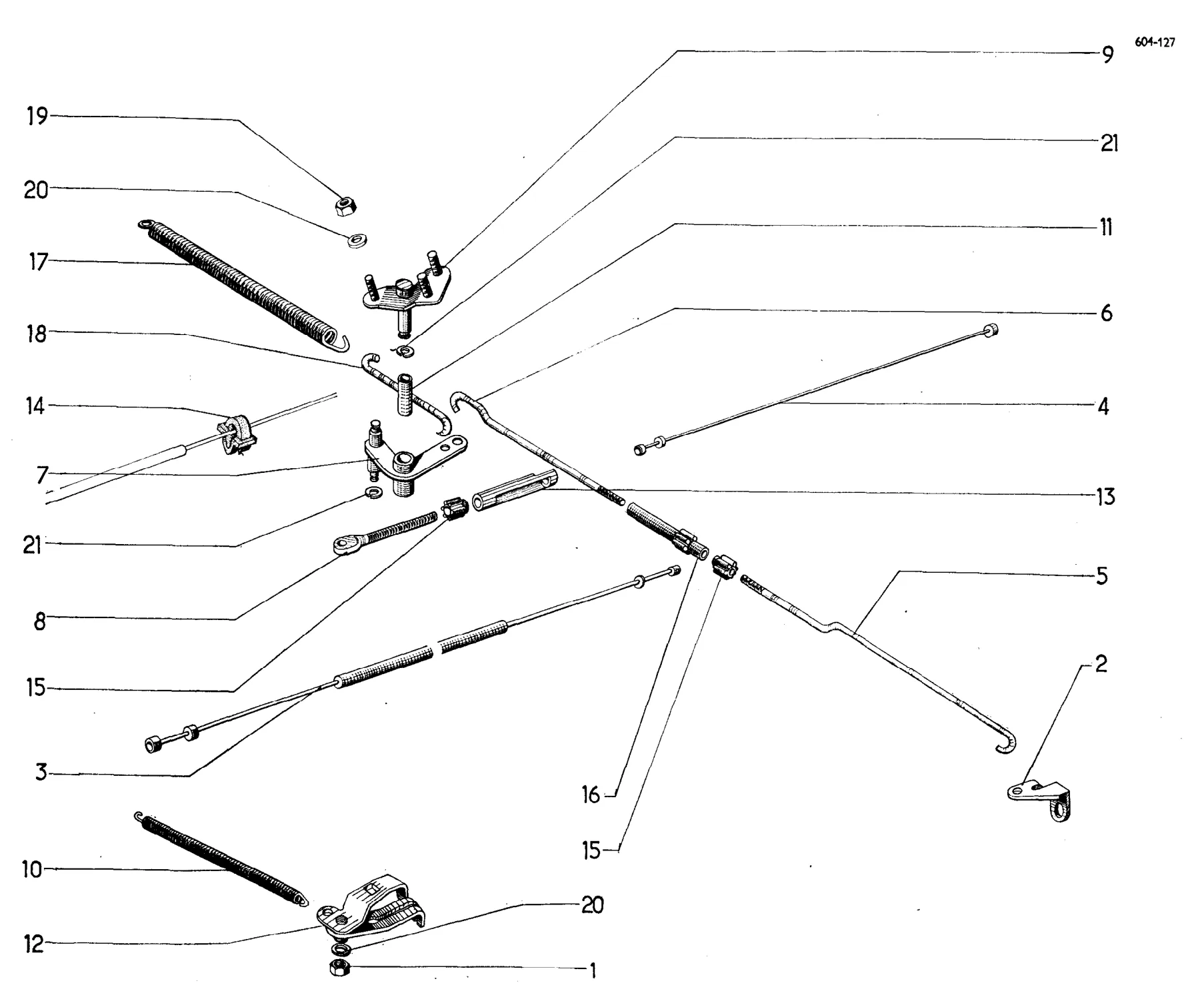 Headlamp direction, page 447 of 698 — 604 Parts Catalogue — Volume I
