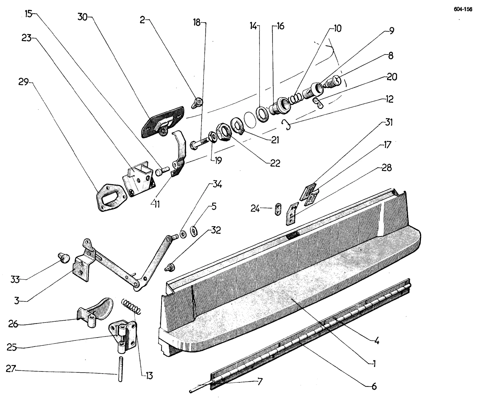 Lower R. Door (BK), page 569 of 698 — 604 Parts Catalogue — Volume I