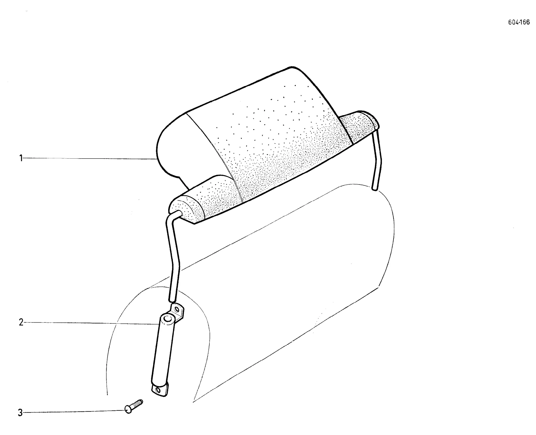 Headrests, page 616 of 698 — 604 Parts Catalogue — Volume I
