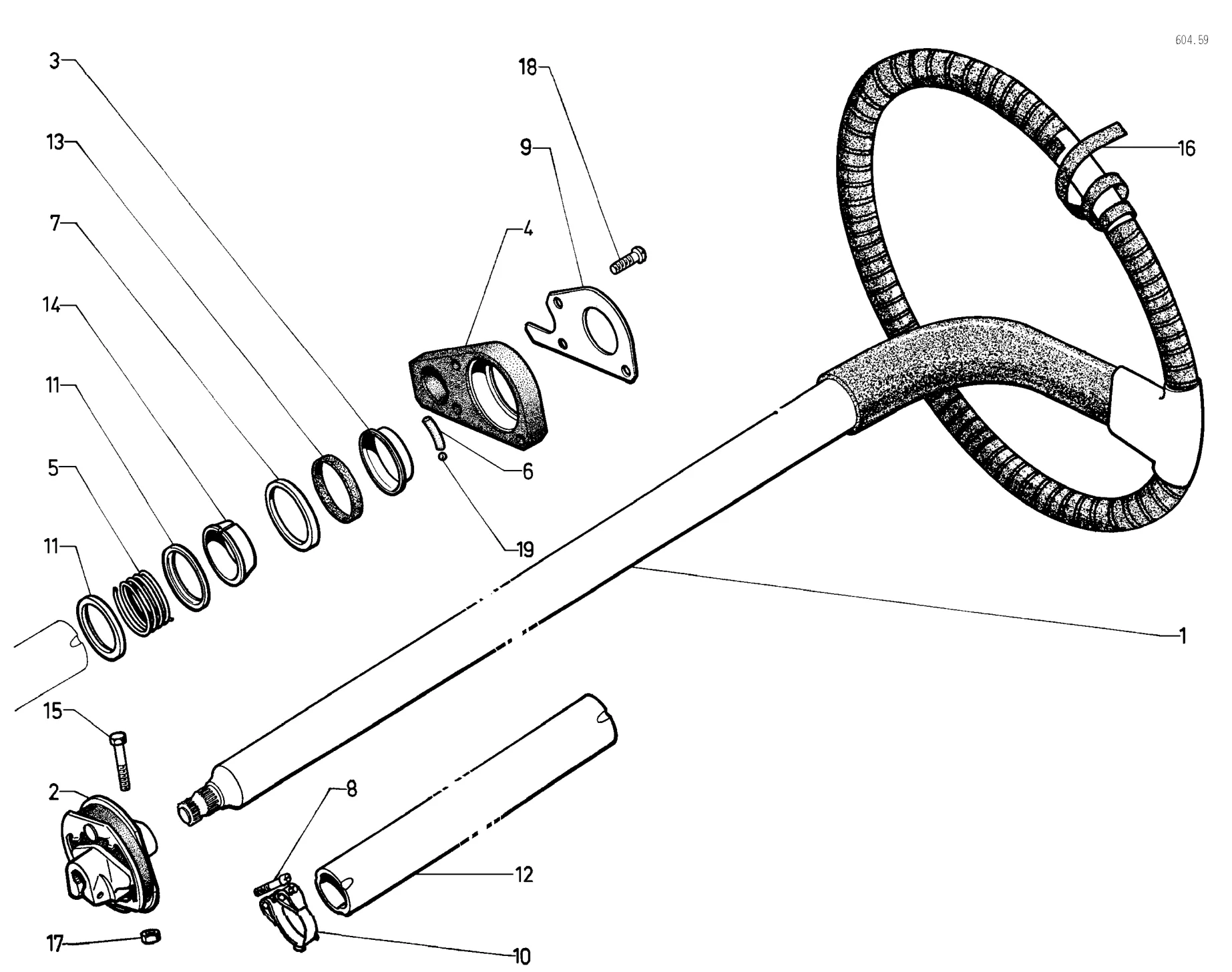 Steering / Steering wheel, page 211 of 321 — 604 Parts Catalog — Vol. 1