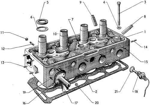 Cylinder Head, page 28 — 604 Parts Catalog — Vol. 1
