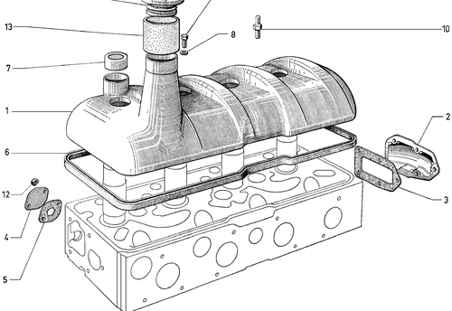 Cylinder Head cover, page 31 — 604 Parts Catalog — Vol. 1
