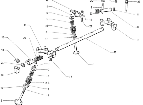 Valves, rockers, page 33 — 604 Parts Catalog — Vol. 1