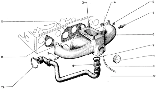 Inlet manifold, page 43 — 604 Parts Catalog — Vol. 1