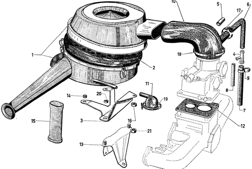 Air filter, page 54 — 604 Parts Catalog — Vol. 1