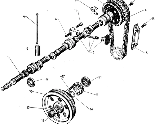 Camshaft, page 69 — 604 Parts Catalog — Vol. 1