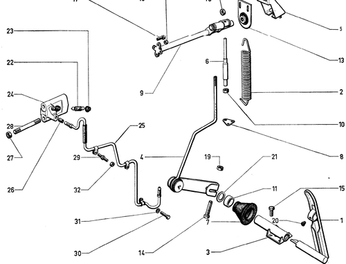 Accelerator control, page 72 — 604 Parts Catalog — Vol. 1