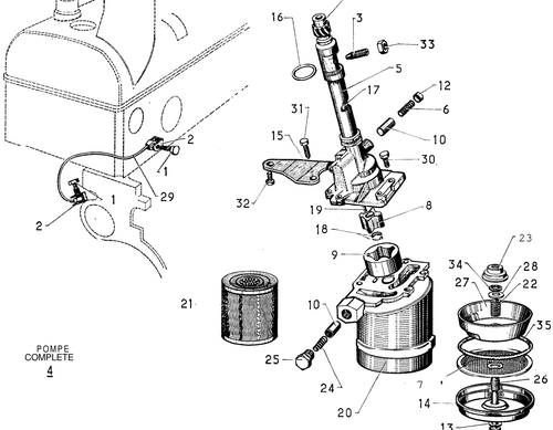 Oil pump, page 86 — 604 Parts Catalog — Vol. 1