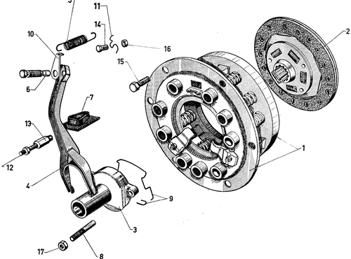 Clutch, page 95 — 604 Parts Catalog — Vol. 1