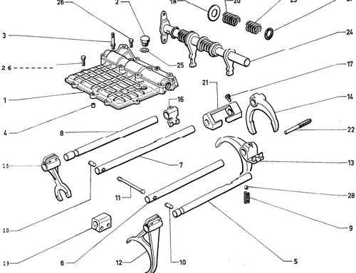 Lid 5-speed, page 115 — 604 Parts Catalog — Vol. 1