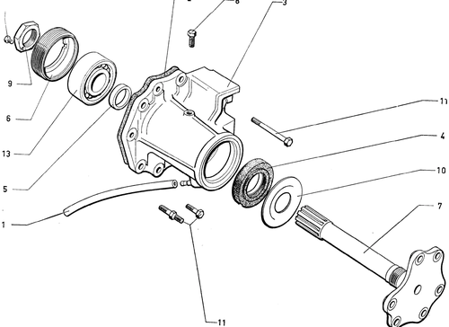 Differential shafts, page 162 — 604 Parts Catalog — Vol. 1
