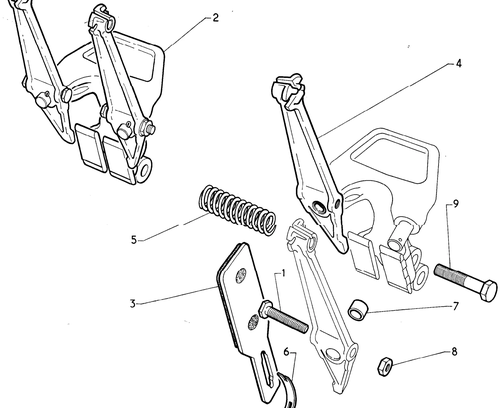 Parking brakes, page 171 — 604 Parts Catalog — Vol. 1