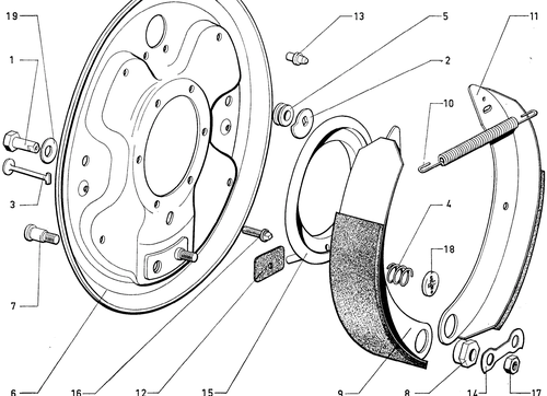 Rear brakes, page 173 — 604 Parts Catalog — Vol. 1
