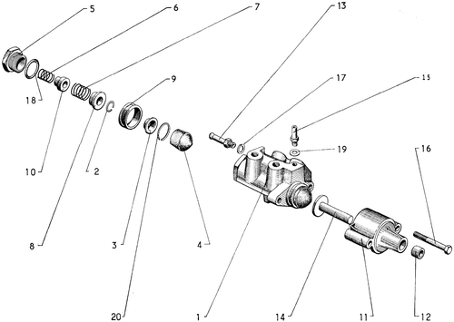 Brake control, page 193 — 604 Parts Catalog — Vol. 1