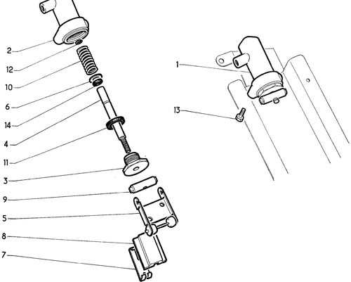 Brake pressure distributor, page 200 — 604 Parts Catalog — Vol. 1