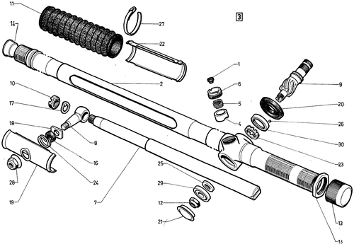 Steering rack, page 219 — 604 Parts Catalog — Vol. 1