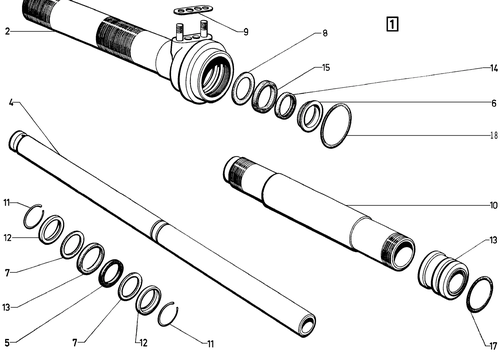 Power steering rack, page 229 — 604 Parts Catalog — Vol. 1