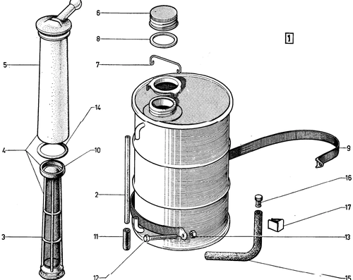Fluid reservoir, page 250 — 604 Parts Catalog — Vol. 1