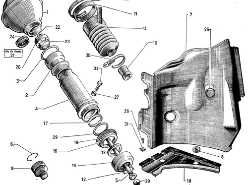 Front suspension, page 252 — 604 Parts Catalog — Vol. 1