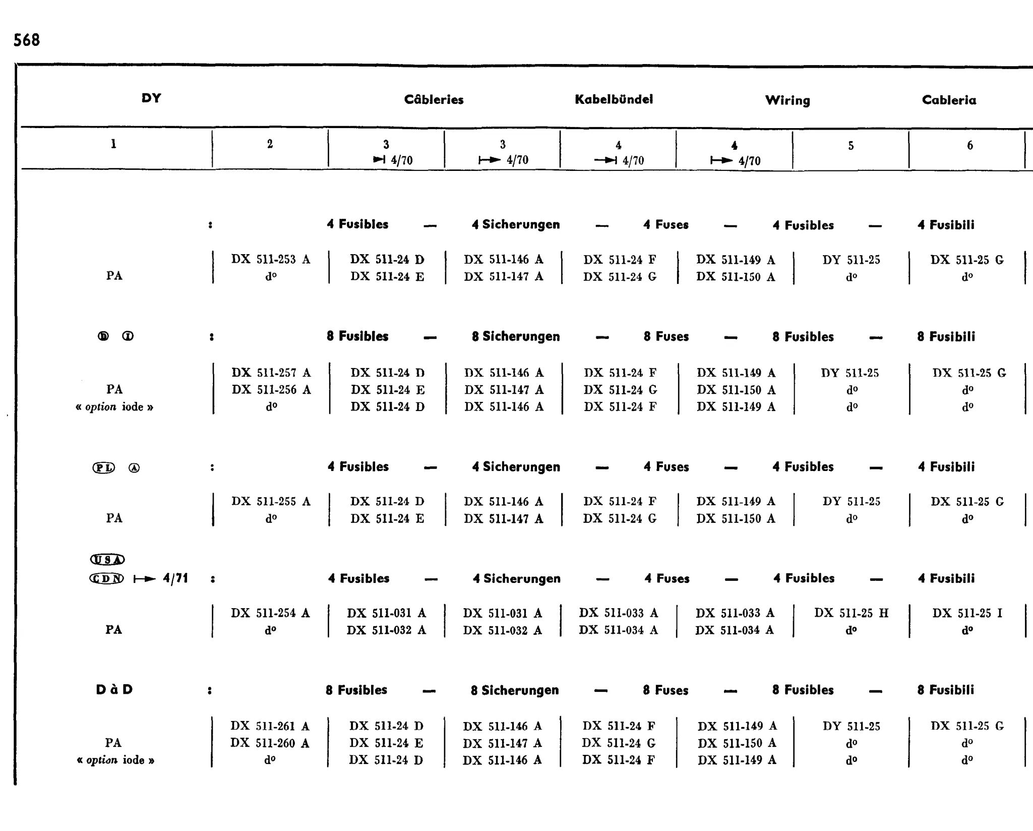 Wiring, page 156 of 377 — 604 Parts Catalog — Vol. 2