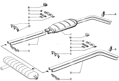Exhaust system (rear), page 47 — 604 Parts Catalog — Vol. 2