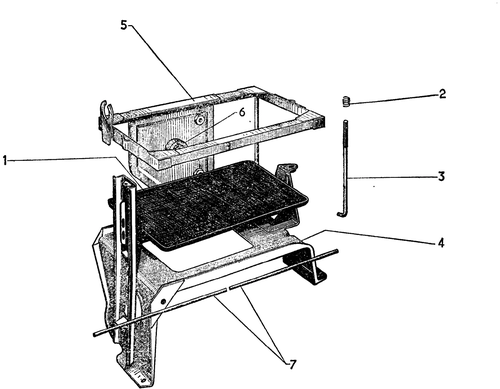 Battery holder, page 94 — 604 Parts Catalog — Vol. 2