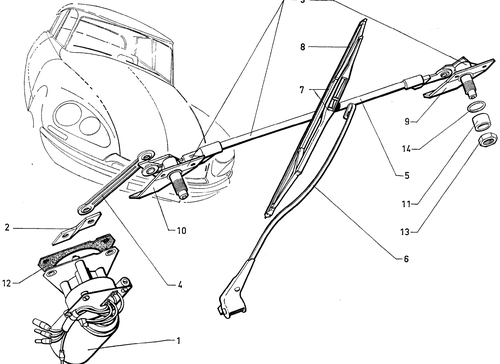 Windscreen wipers, page 99 — 604 Parts Catalog — Vol. 2