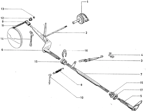 Headlamp levelling, page 122 — 604 Parts Catalog — Vol. 2