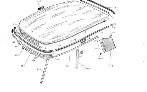 Roof DV, DT, page 205 — 604 Parts Catalog — Vol. 2