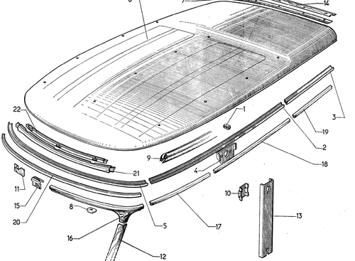 Roof (Break), page 209 — 604 Parts Catalog — Vol. 2