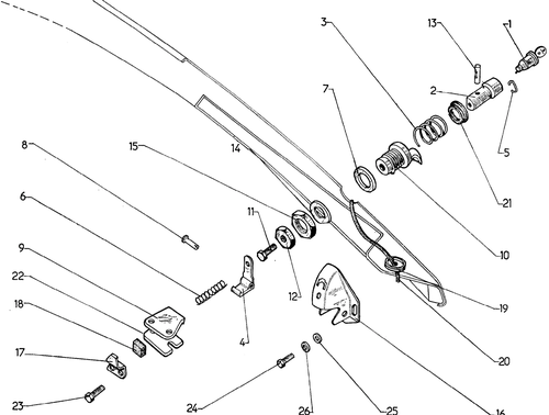 Lock for boot door, page 241 — 604 Parts Catalog — Vol. 2