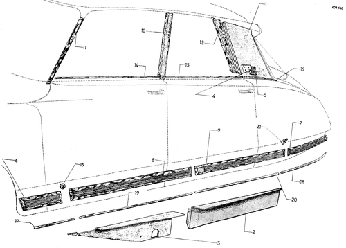 Exterior finishers, page 263 — 604 Parts Catalog — Vol. 2