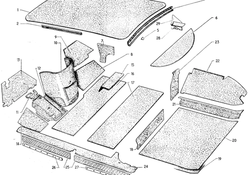 Body trim, page 349 — 604 Parts Catalog — Vol. 2