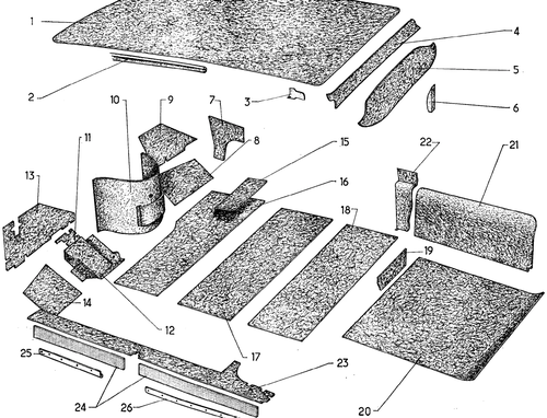 Body trim BK, page 355 — 604 Parts Catalog — Vol. 2