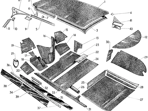 Body trim PA, page 360 — 604 Parts Catalog — Vol. 2