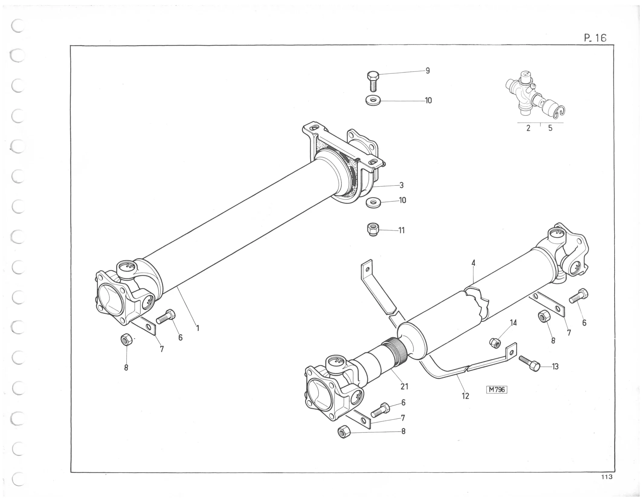 Planche 3: Suspension Avant Nyd Et, page 119 of 545 — 350-450-480-490-530 Diesel Spare Parts Catalogue, Tome I