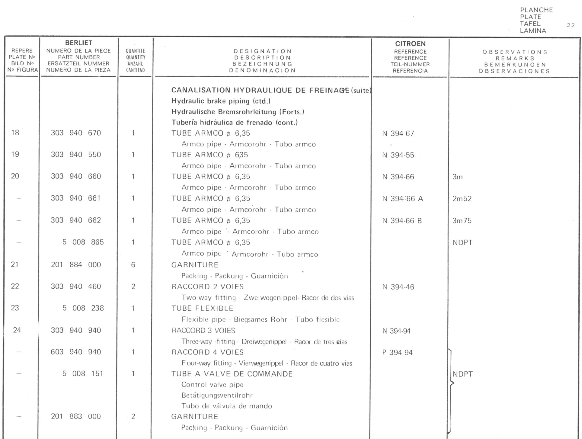 Planche 10: Pedalier Commande De Debrayage..., page 148 of 545 — 350-450-480-490-530 Diesel Spare Parts Catalogue, Tome I