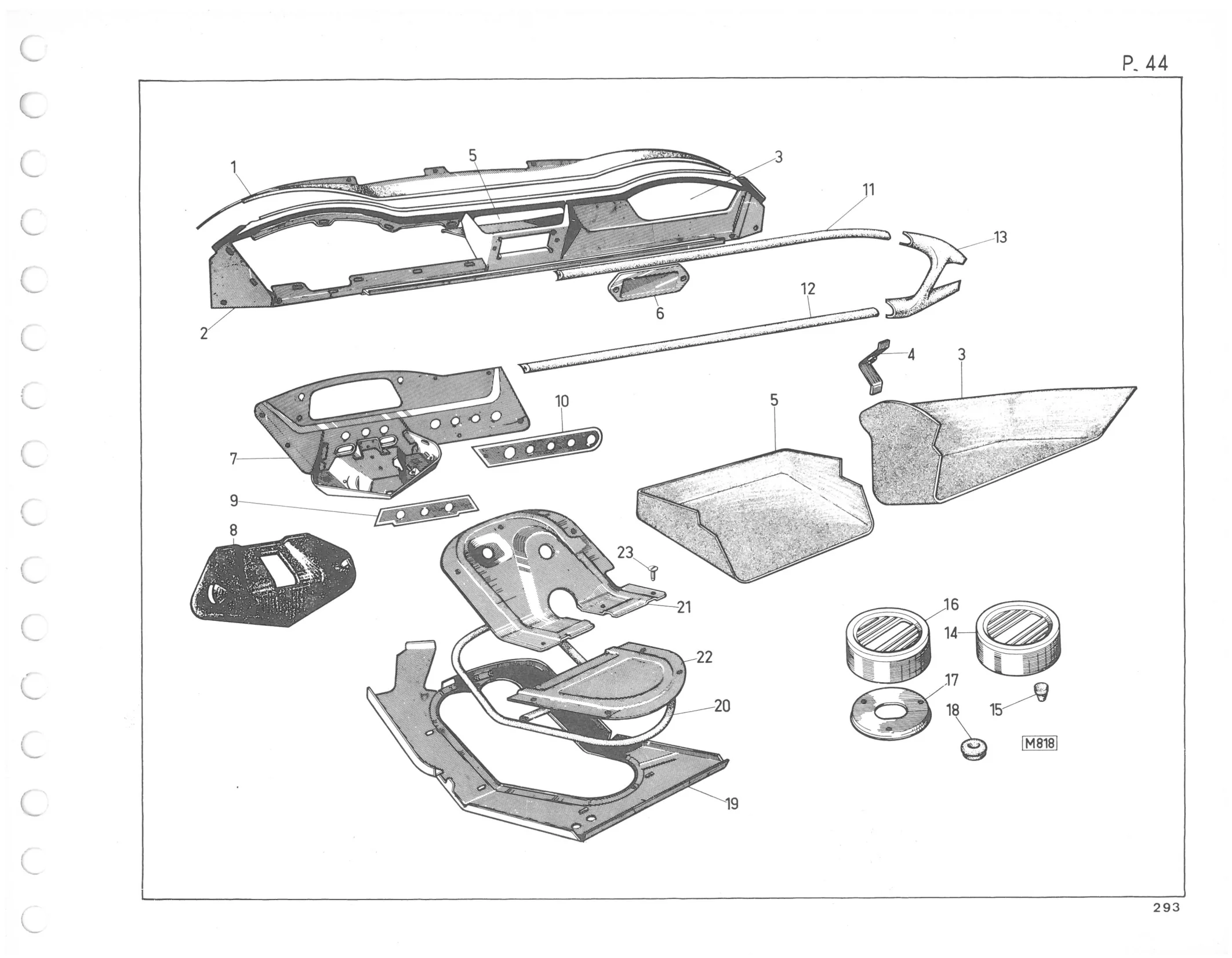 Planche 32: Cabine Elements Exterieurs De Cabine, page 261 of 545 — 350-450-480-490-530 Diesel Spare Parts Catalogue, Tome I