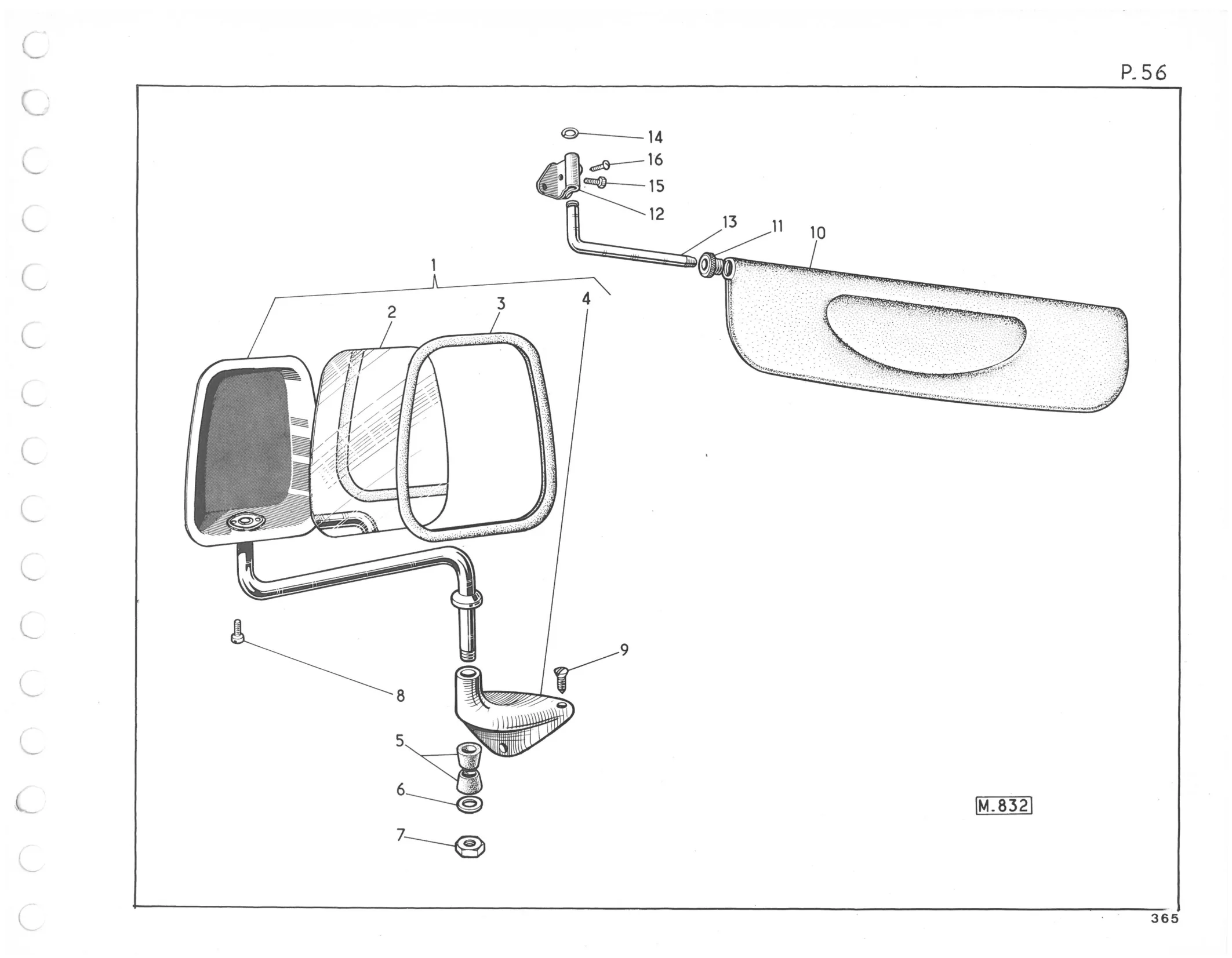 Planche 44: Siege Articule Jusqu’A, page 315 of 545 — 350-450-480-490-530 Diesel Spare Parts Catalogue, Tome I