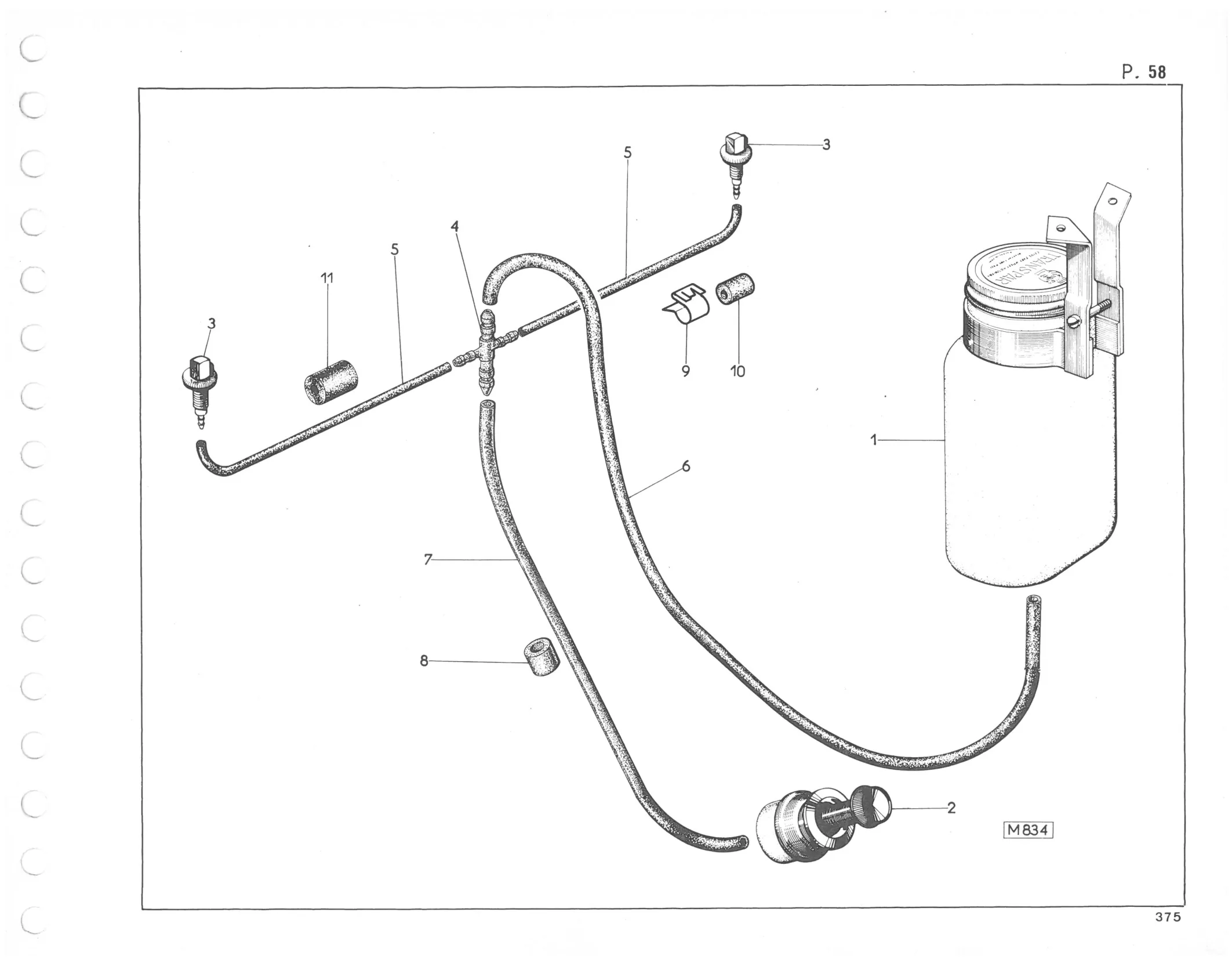 Planche 47: Retroviseurs A Partir 1971, page 323 of 545 — 350-450-480-490-530 Diesel Spare Parts Catalogue, Tome I