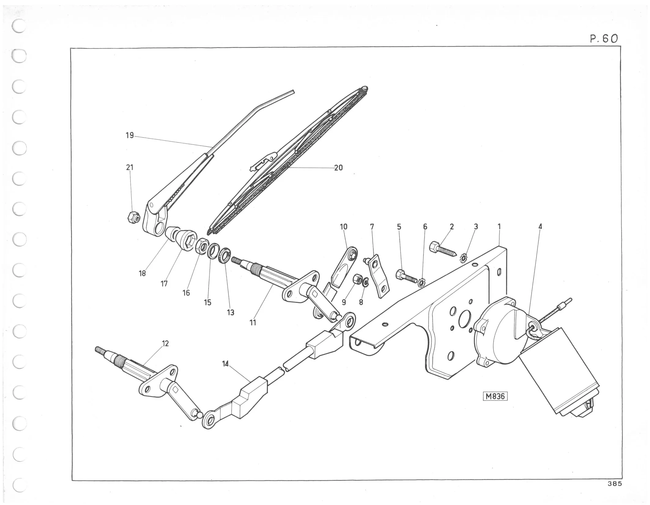 Planche 49: Essute. Glace. Sr, page 331 of 545 — 350-450-480-490-530 Diesel Spare Parts Catalogue, Tome I