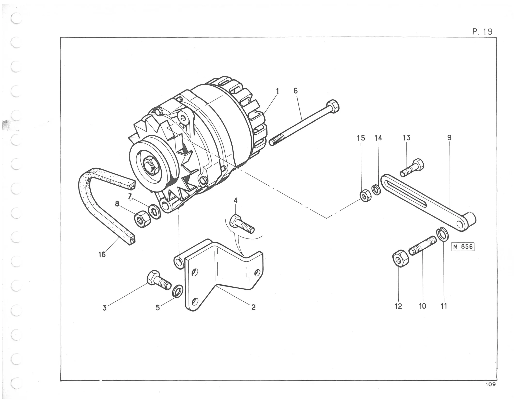 Planche 10: Filtre A Huile, page 445 of 545 — 350-450-480-490-530 Diesel Spare Parts Catalogue, Tome I